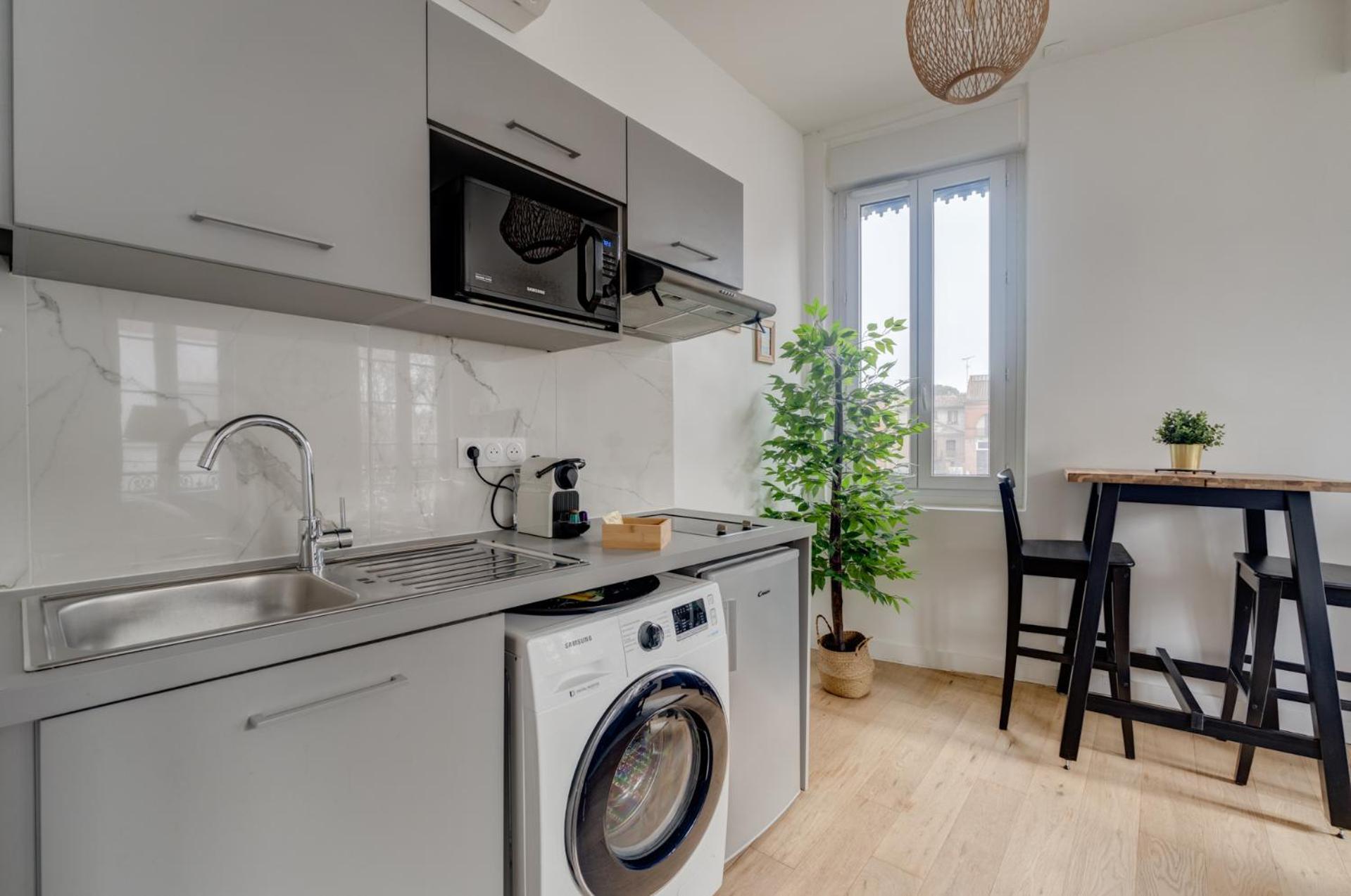 Studio Chic Et Lumineux, Garage, Wifi, Clim Toulouse Exterior foto
