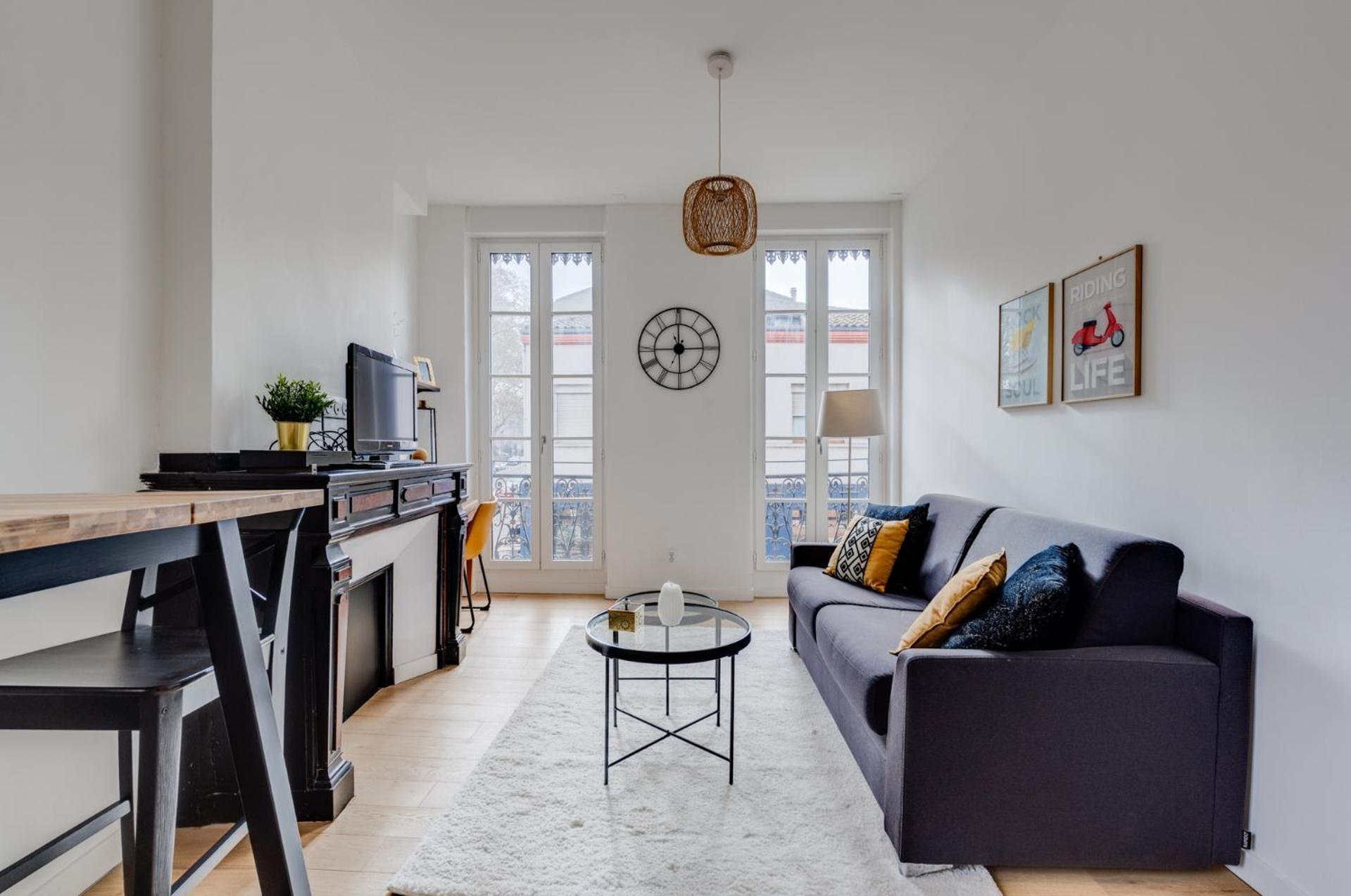 Studio Chic Et Lumineux, Garage, Wifi, Clim Toulouse Exterior foto